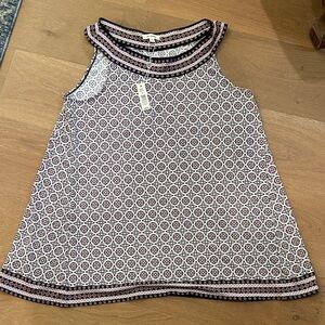 Max Studio Black and White Geometric Tunic